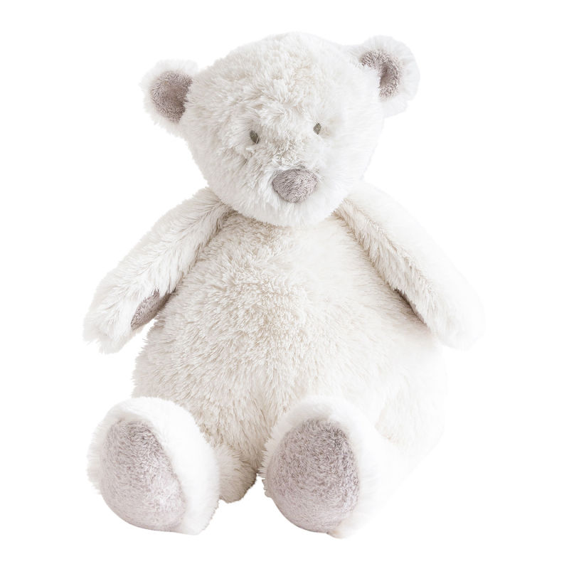  - noann lours - peluche l blanc 40 cm 